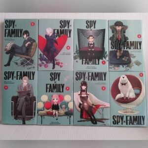 SPY X FAMILY MANGA English Book Set Vol 1-8 by Tatsuya Endo